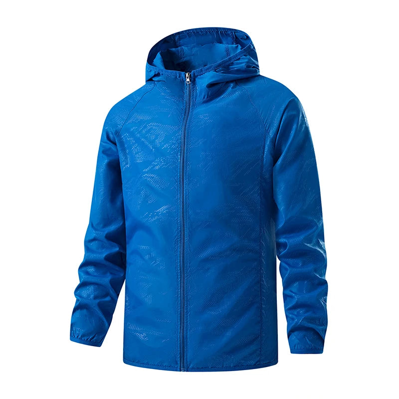 LNGXO Unisex Waterproof Hiking Jacket - Lightweight Sun Protection Windbreaker