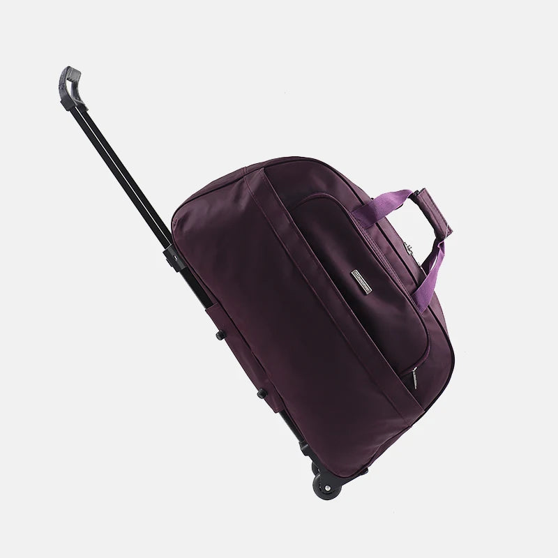 Felemi Large Capacity Rolling Luggage - Waterproof Travel Suitcase with Wheels