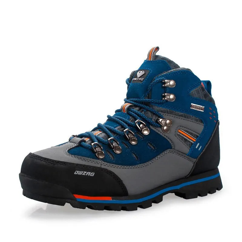 Men's Waterproof Hiking Boots - Outdoor Mountain Climbing Shoes