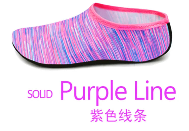 MOONBIFFY Quick-Dry Water Shoes - Unisex Aqua Socks for Swimming, Diving & Beach