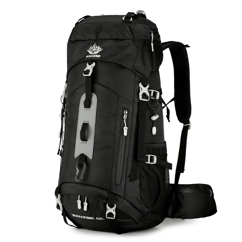 60L Waterproof Hiking Backpack - Large Capacity Mountaineering Pack
