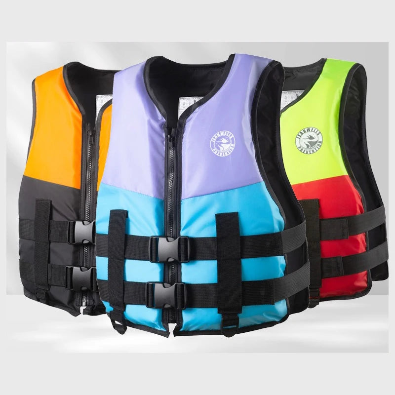 Adult Water Sports Life Jacket - Professional Buoyancy Vest for Kayaking, Jet Skiing & Fishing