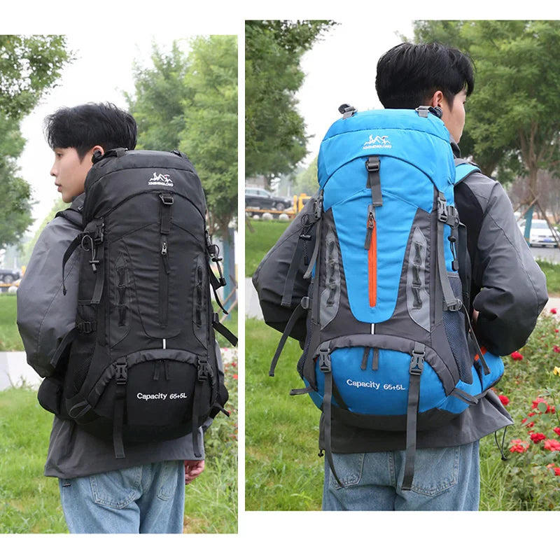 70 Lt Rucksack 70L Camping Backpack - Large Hiking Rucksack | PackandPortco – Pack ...