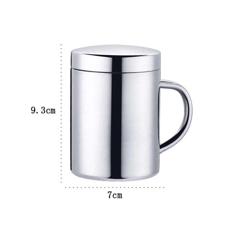 Insulated Stainless Steel Travel Mug with Lid - 320ml