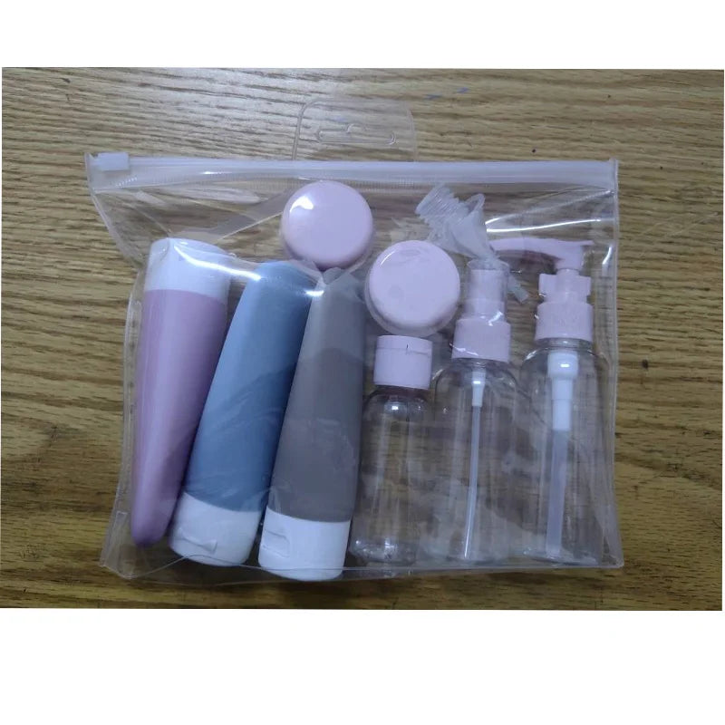 Travel Refillable Bottle Set - TSA Approved Leak-Proof Containers for Toiletries