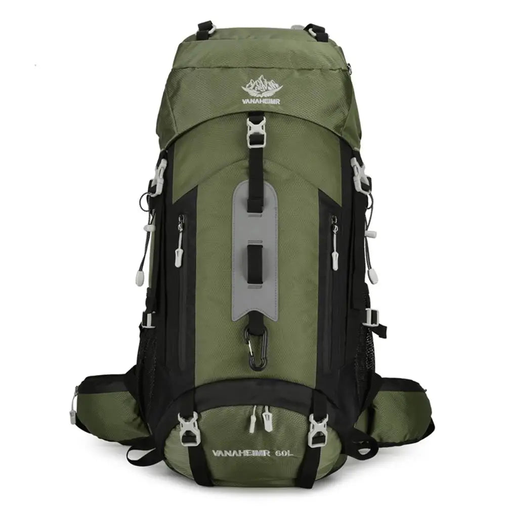 60L Waterproof Hiking Backpack - Large Capacity Mountaineering Pack