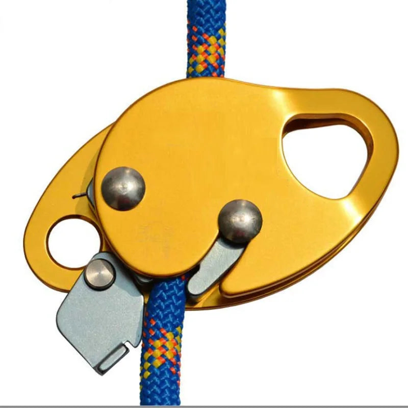 Professional Rock Climbing Belay Device - Automatic Anti-Fall Safety Equipment