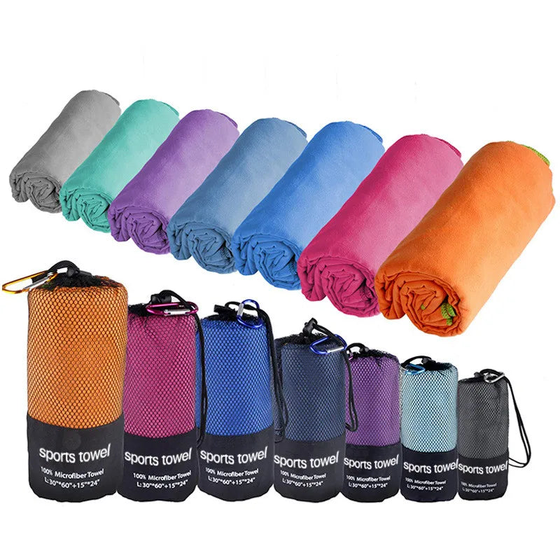 Quick-Dry Microfiber Sports Towel - Super Absorbent & Lightweight