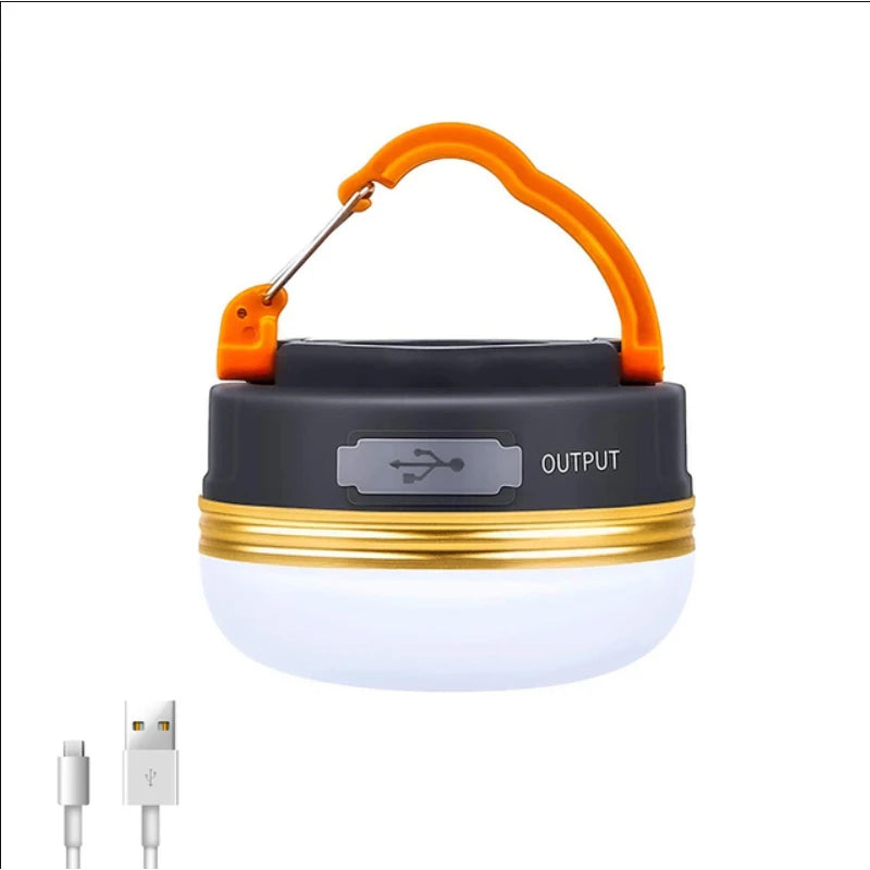 10W Rechargeable LED Camping Lantern - 1200mAh Portable Outdoor Light