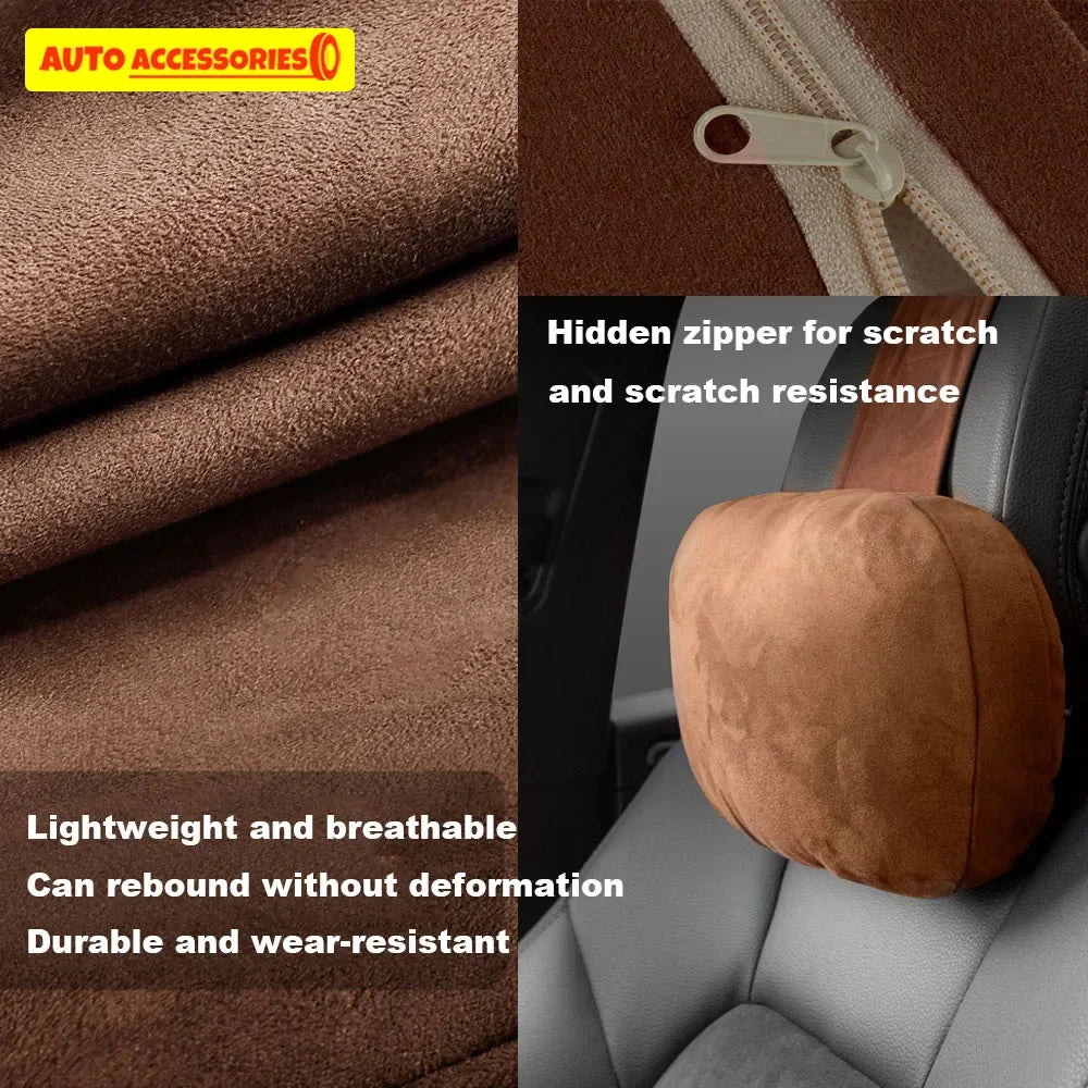 Maybach Design S-Class Car Headrest Pillow - Premium Adjustable Neck Support Cushion