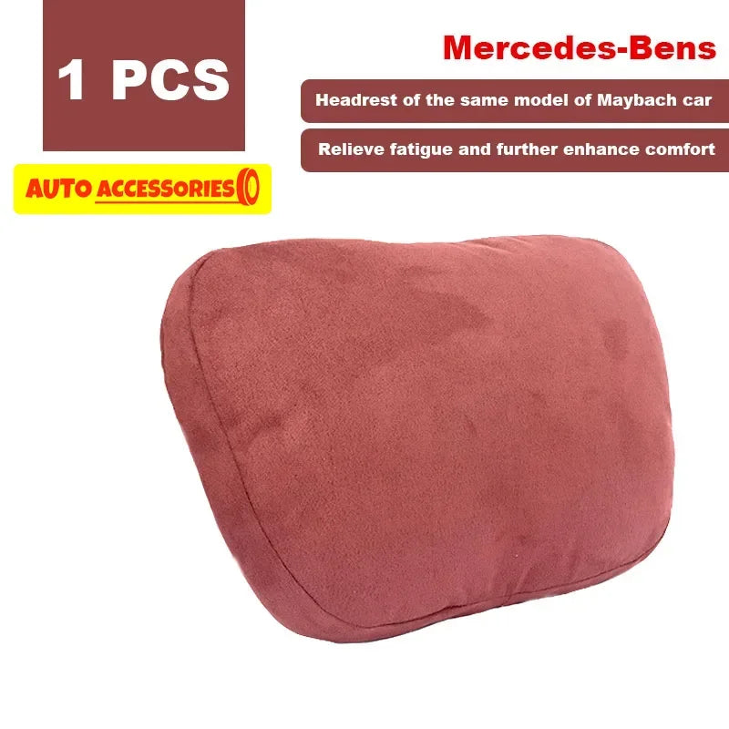 Maybach Design S-Class Car Headrest Pillow - Premium Adjustable Neck Support Cushion