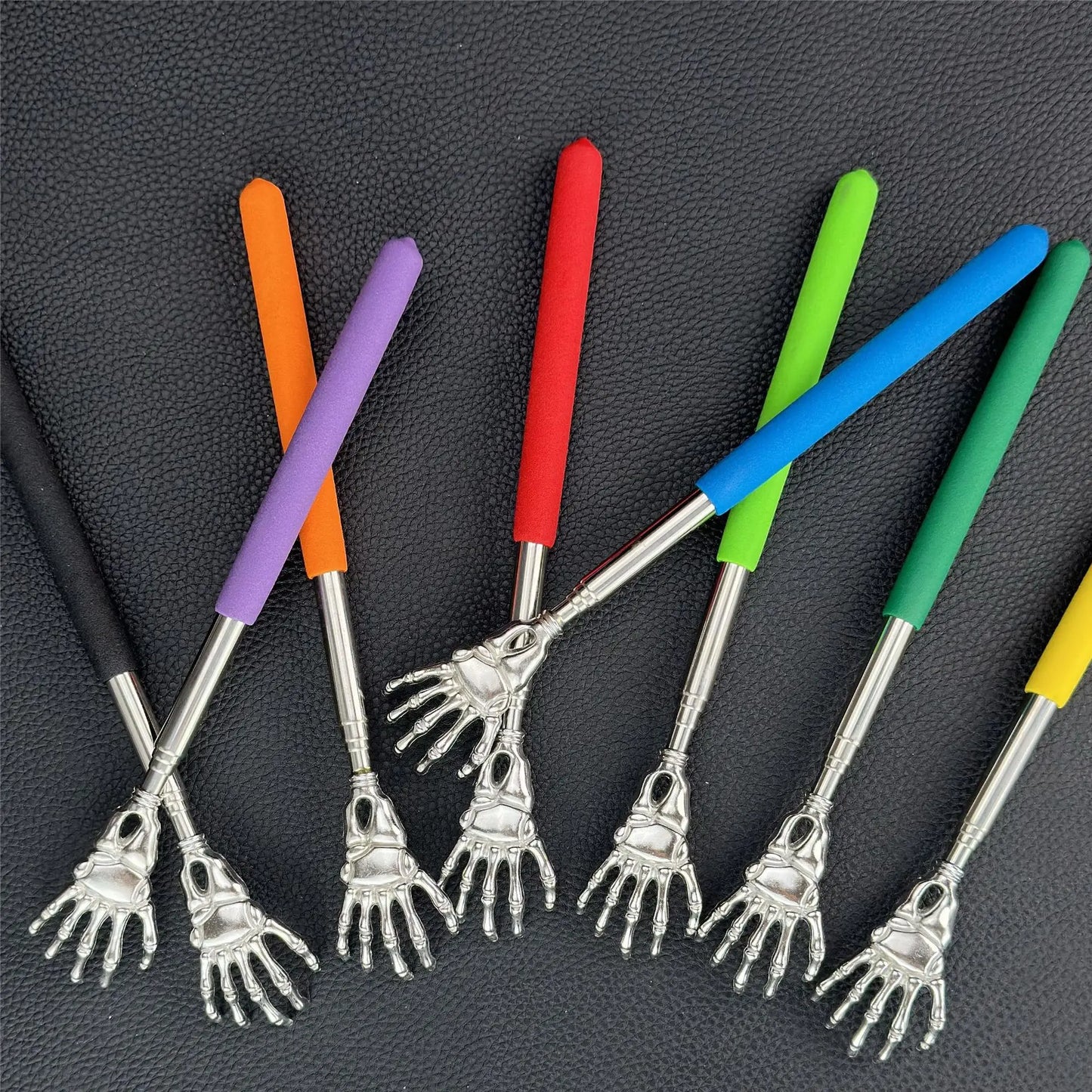 Telescopic Stainless Steel Back Scratcher - Extendable Massage Tool