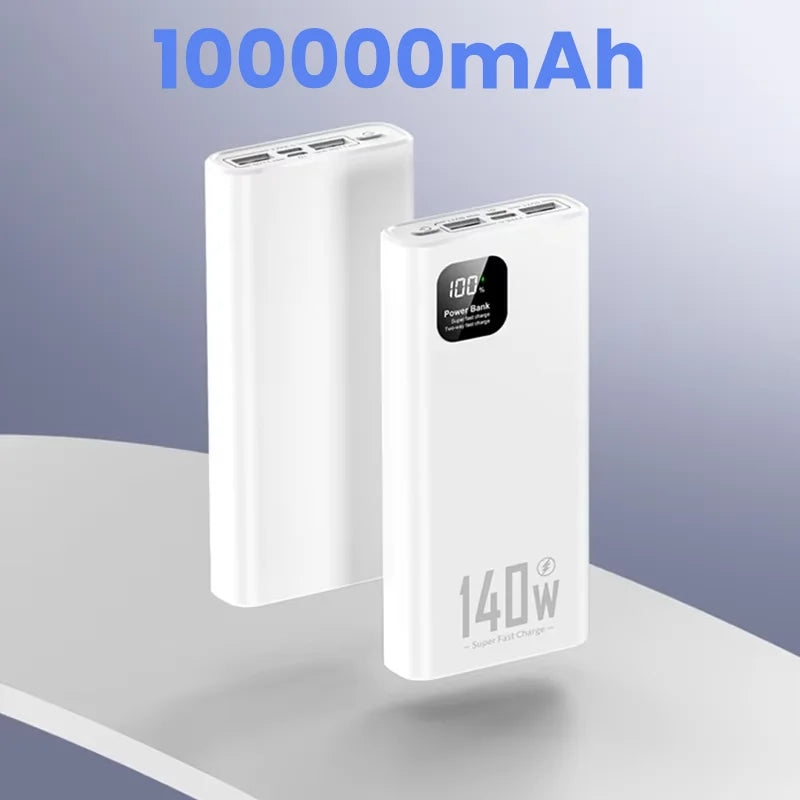200000mAh Ultra-High Capacity Power Bank with 140W PD Fast Charging