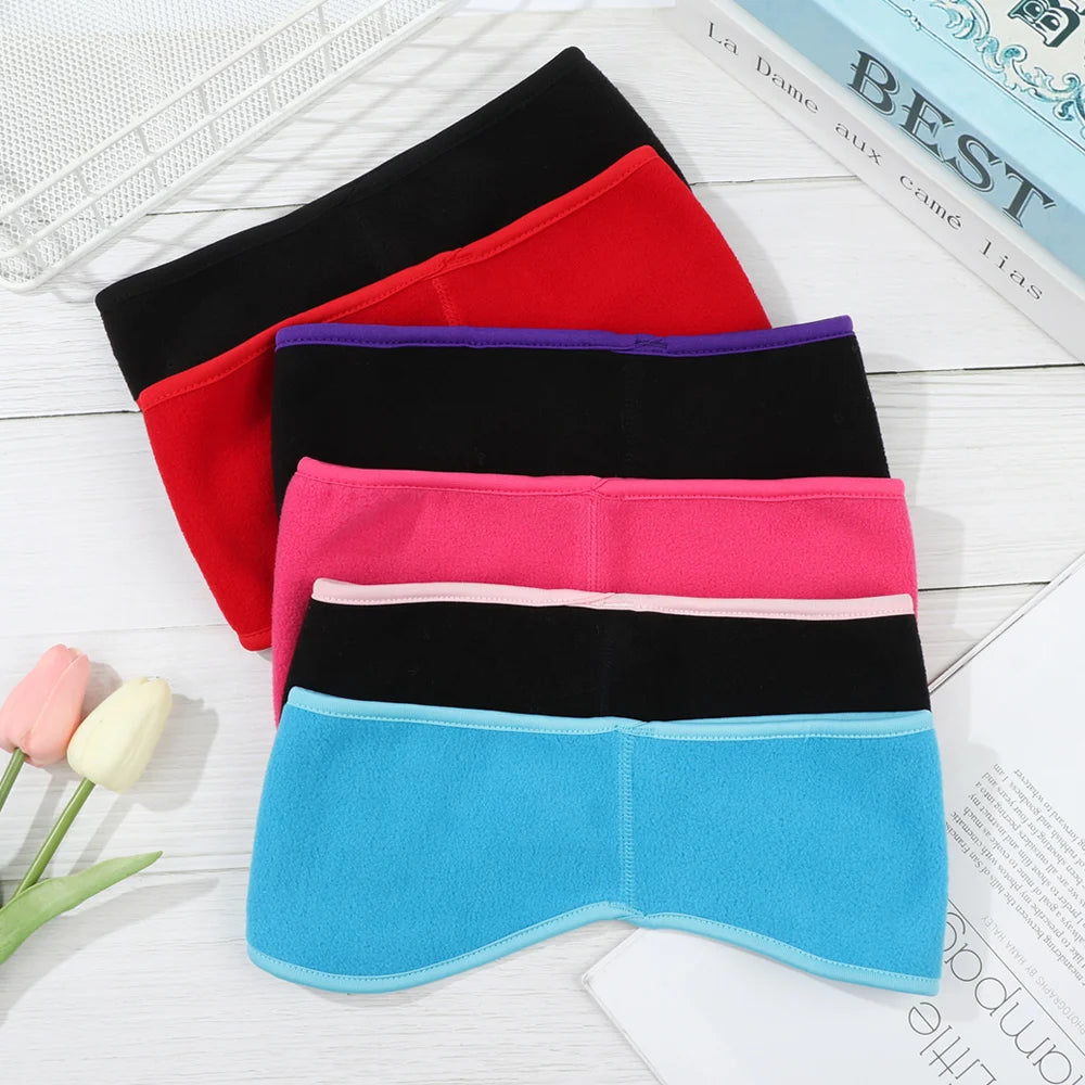 Fleece Winter Ear Warmer Headband - Unisex Sports Headband for Running, Skiing & Outdoor Activities