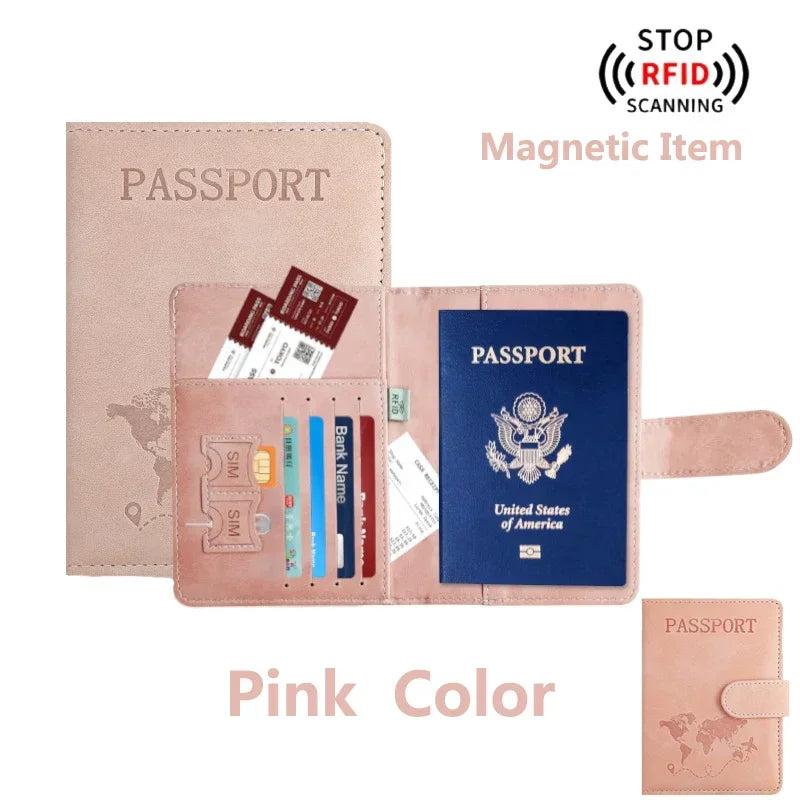 Premium Passport Holder - Travel Wallet Organizer for Women & Men