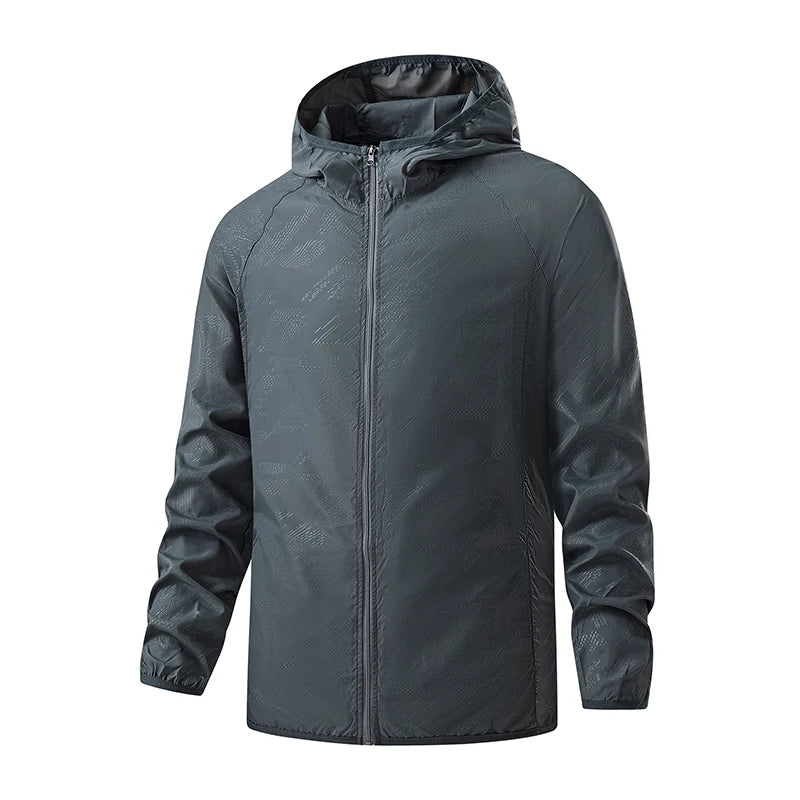 LNGXO Unisex Waterproof Hiking Jacket - Lightweight Sun Protection Windbreaker