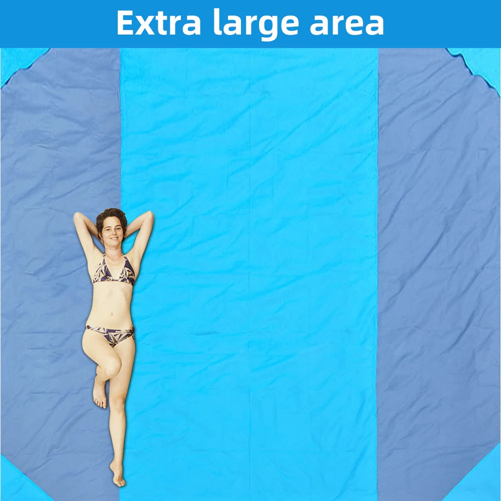 Premium Waterproof Beach Mat - Extra Large Camping Blanket