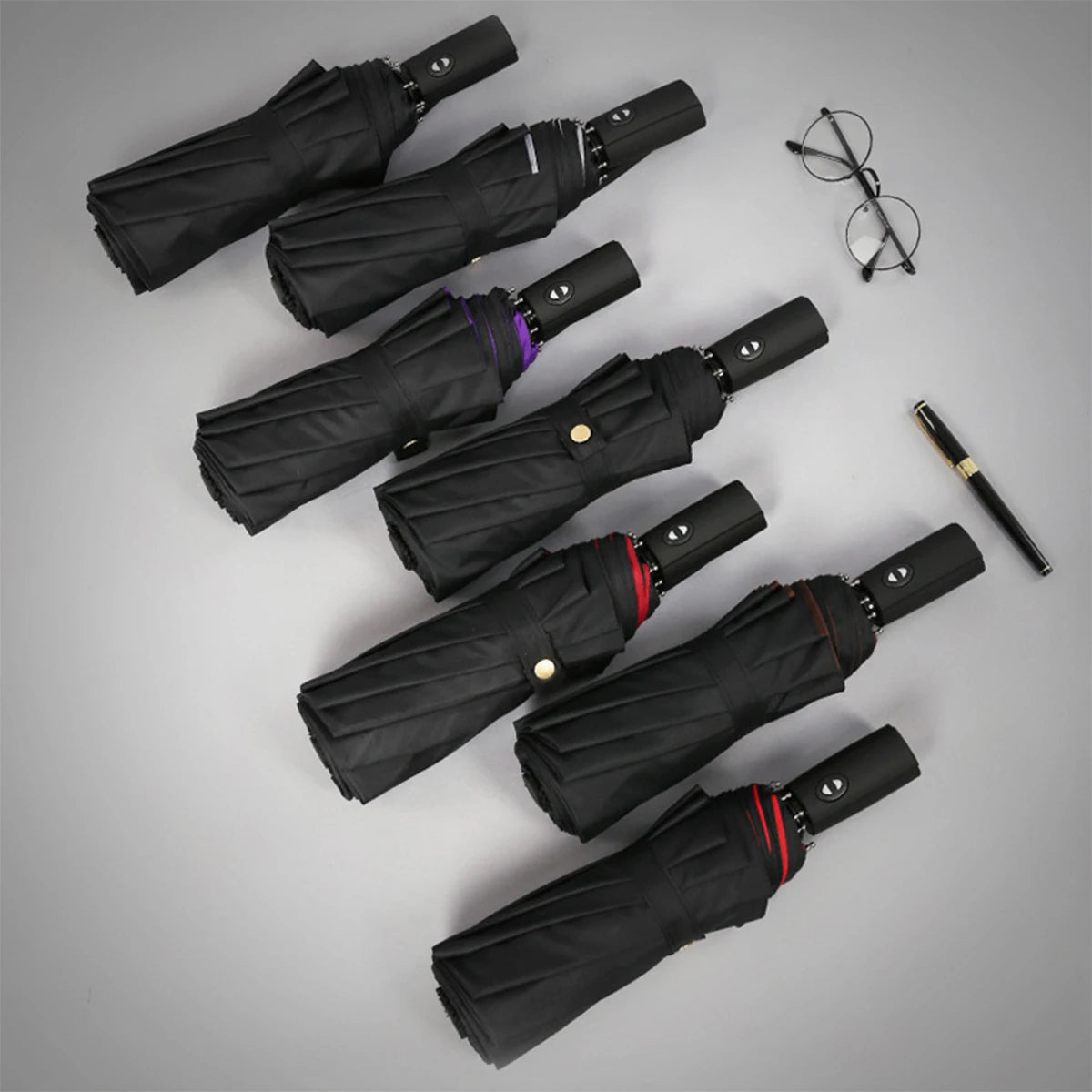 Premium Windproof Double-Layer Automatic Umbrella