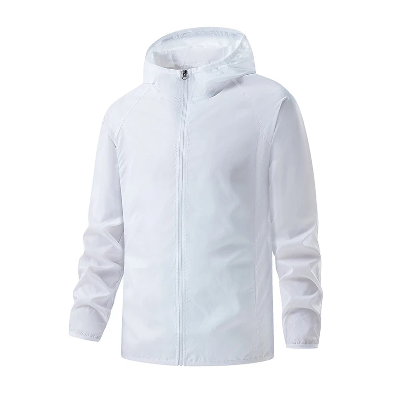 LNGXO Unisex Waterproof Hiking Jacket - Lightweight Sun Protection Windbreaker