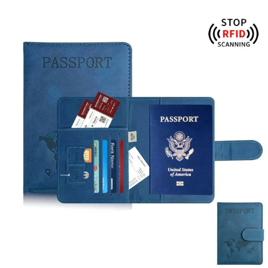 Premium Passport Holder - Travel Wallet Organizer for Women & Men