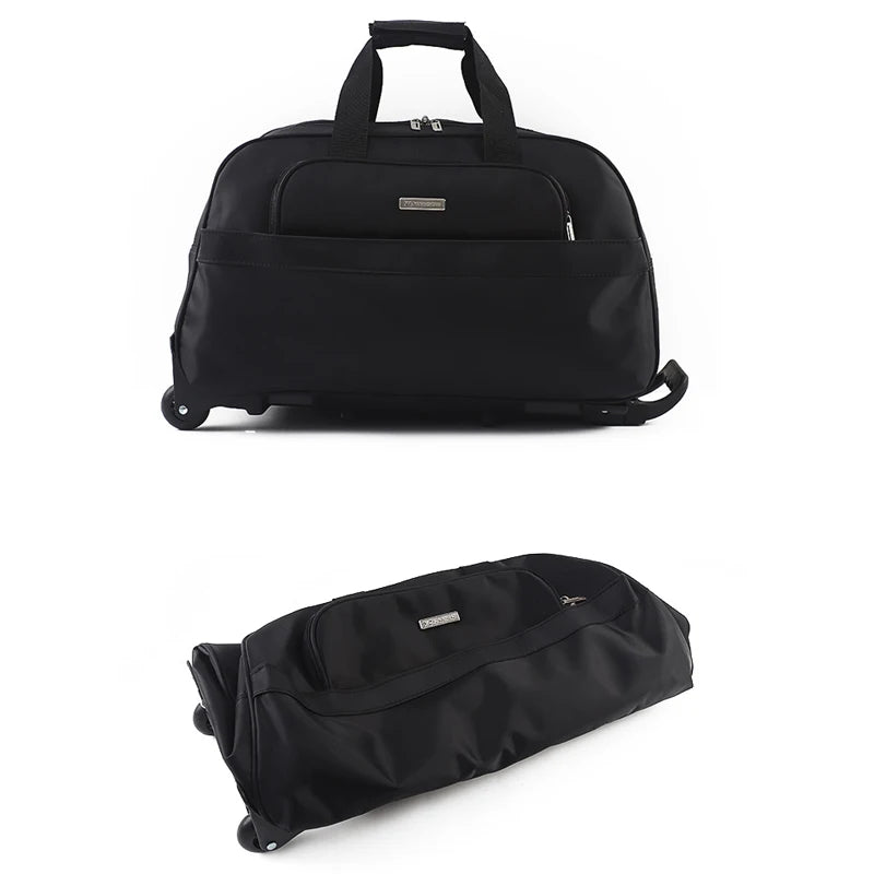 Felemi Large Capacity Rolling Luggage - Waterproof Travel Suitcase with Wheels