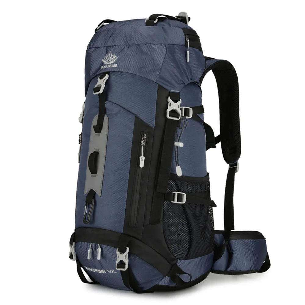 60L Waterproof Hiking Backpack - Large Capacity Mountaineering Pack
