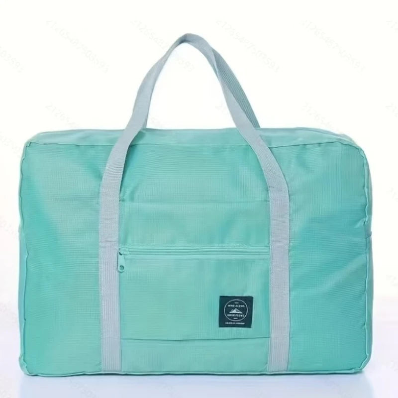 Foldable Travel Storage Bag - Large Capacity Luggage Organizer