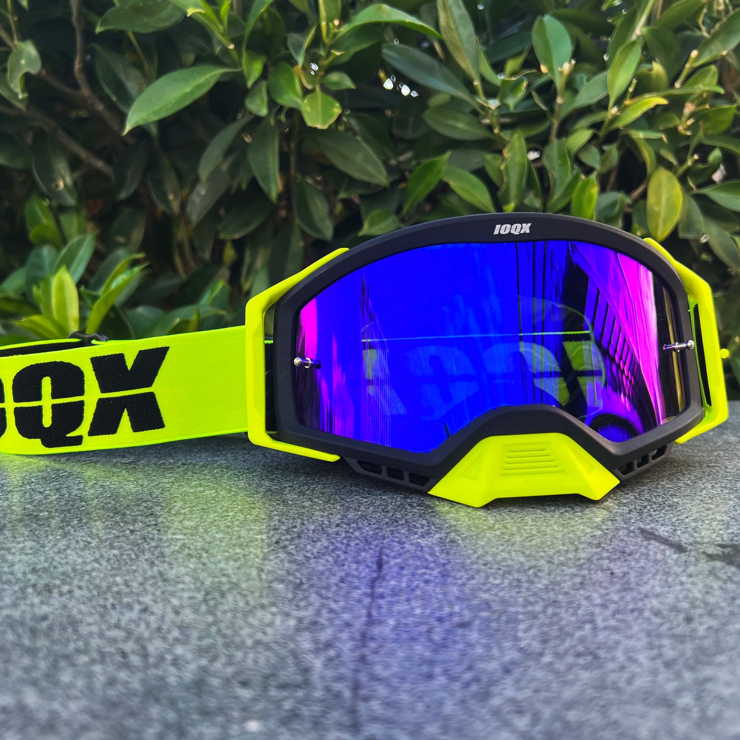 IOQX Motorcycle Goggles - Anti-Fog Safety Eyewear for Motocross & Riding