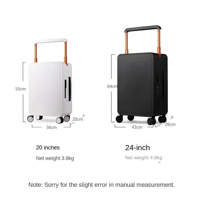 Premium 20" Carry-On Suitcase with TSA Lock - Luxury Rolling Luggage