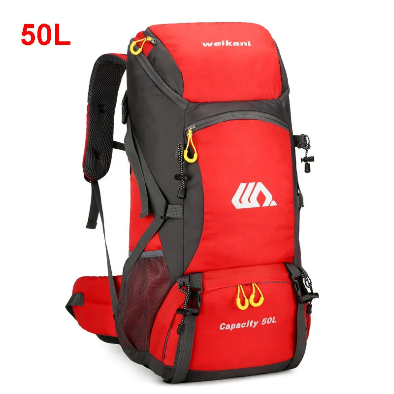 50L Large Capacity Travel Backpack - Waterproof Hiking Rucksack for Outdoor Adventures