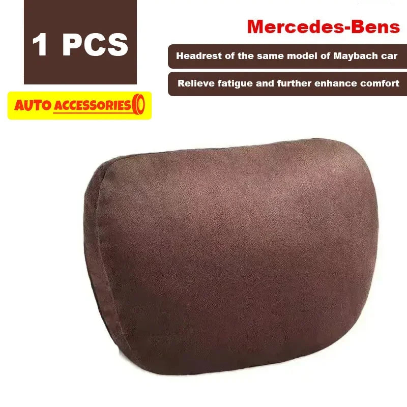 Maybach Design S-Class Car Headrest Pillow - Premium Adjustable Neck Support Cushion