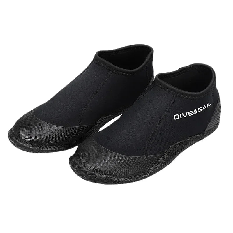 Professional 3mm Neoprene Diving Boots - High-Top Warm Water Shoes
