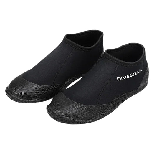 Professional 3mm Neoprene Diving Boots - High-Top Warm Water Shoes