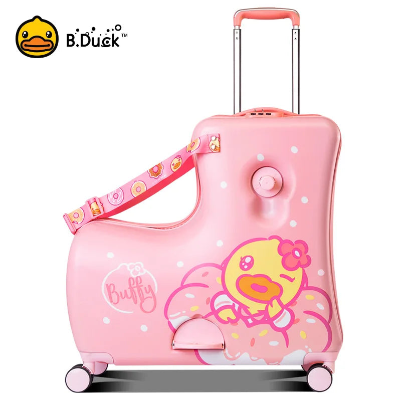 Kids Ride-On Luggage - Rolling Suitcase with Wheels