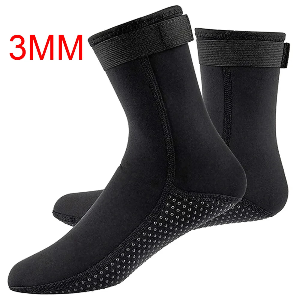 Premium Neoprene Diving Socks - 3mm/5mm Wetsuit Shoes for Swimming, Snorkeling & Water Sports