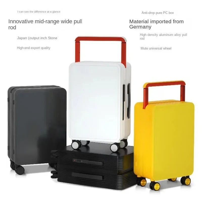 Premium 20" Carry-On Suitcase with TSA Lock - Luxury Rolling Luggage