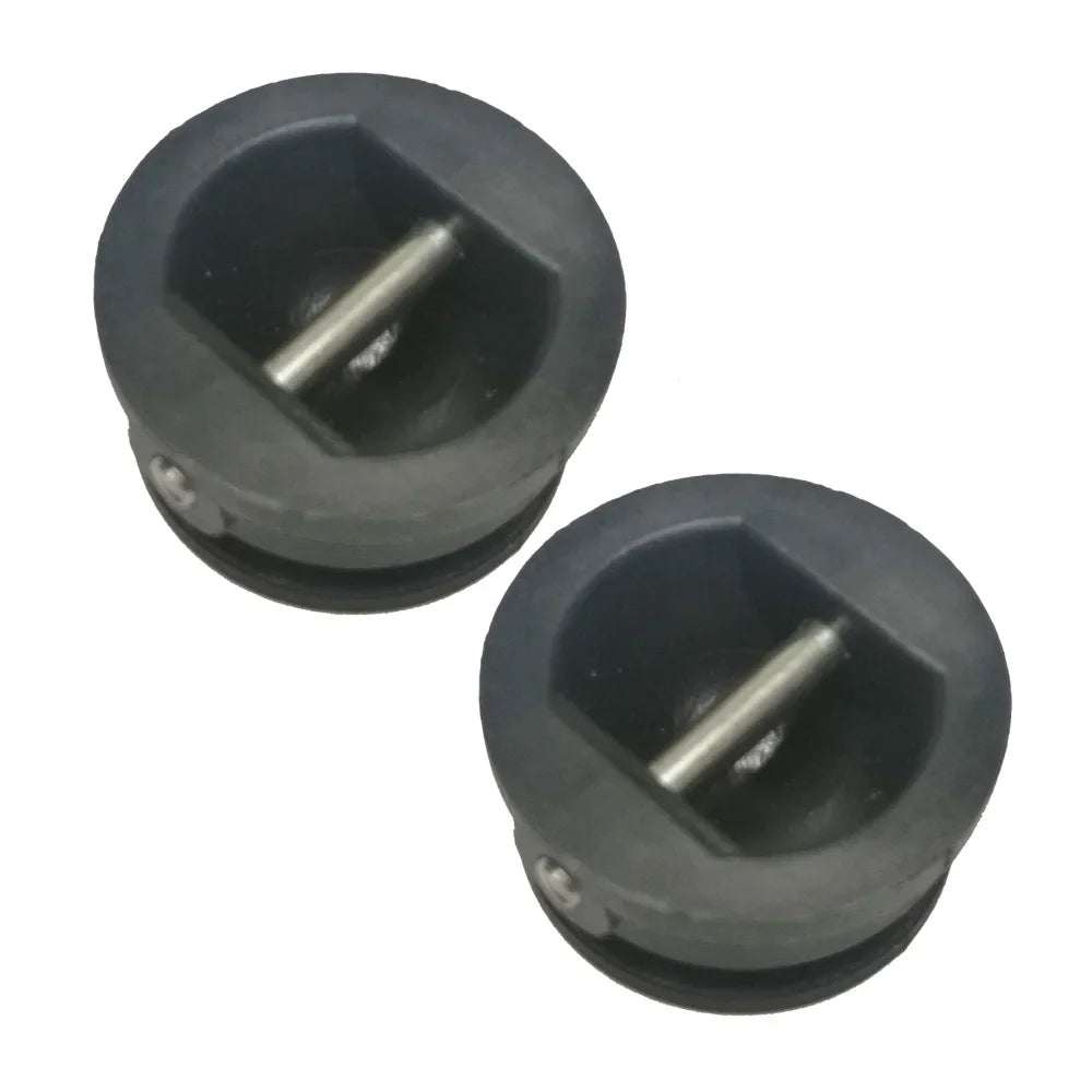 Surfboard Leash Plug Set - 2 Pack Universal Legrope Plugs for Shortboard, Longboard & SUP