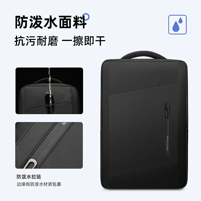 MARK RYDEN 15.6" Anti-Theft Laptop Backpack with USB Charging Port