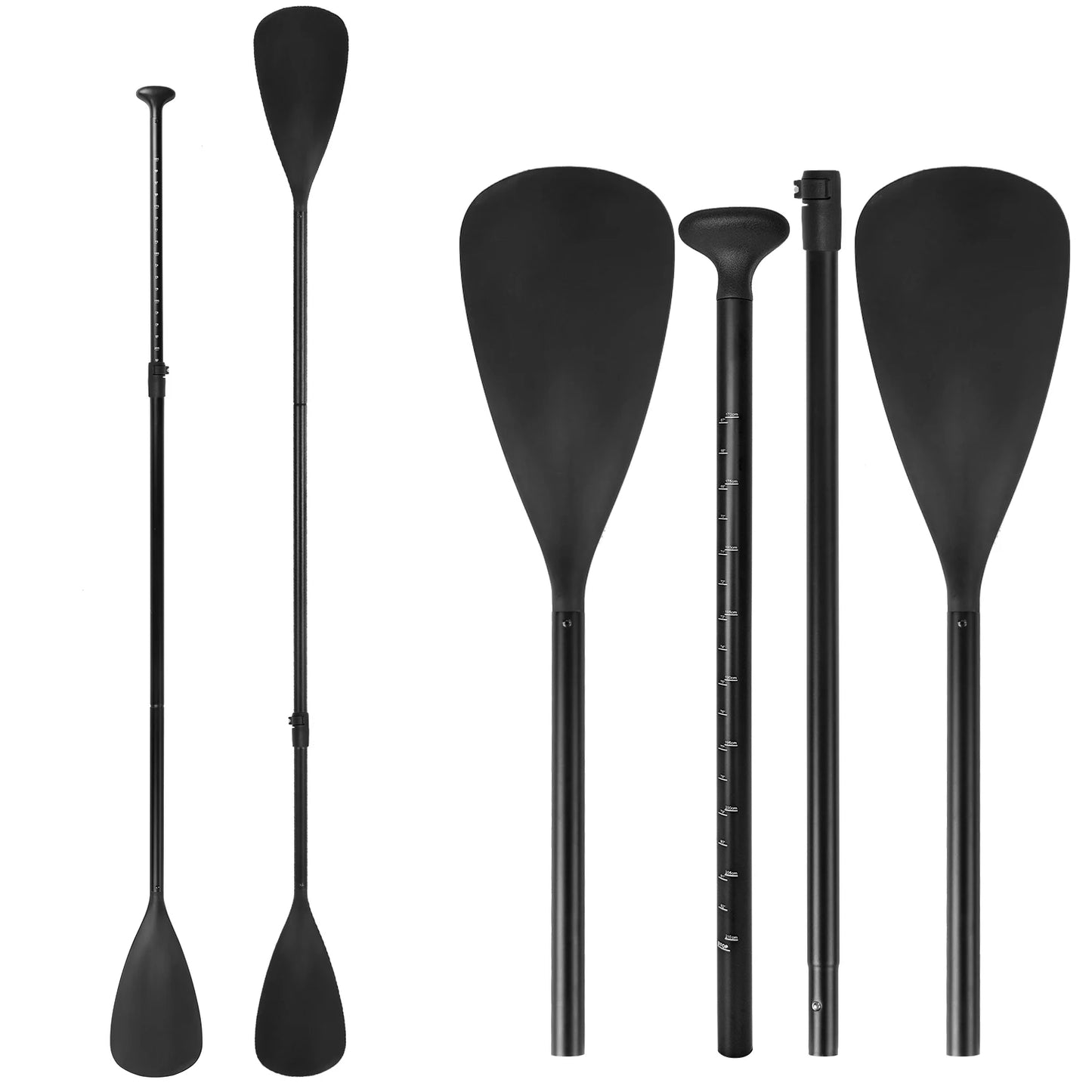 Adjustable 4-Piece Kayak Paddle - Dual Purpose for SUP and Inflatable Boats