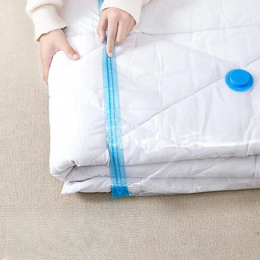 Vacuum Storage Bags with Pump - Space Saving Compression Bags for Clothes and Travel