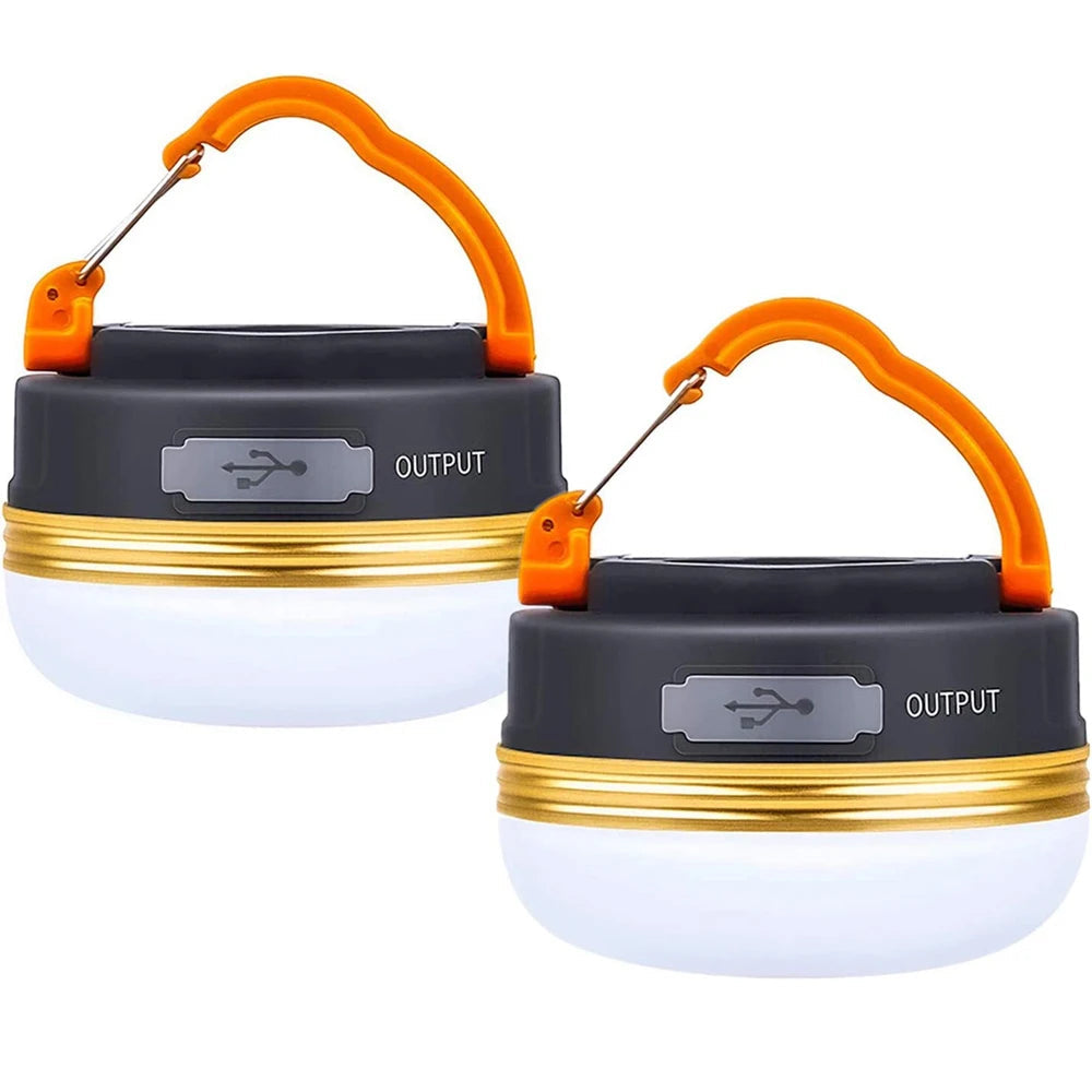 10W Rechargeable LED Camping Lantern - 1200mAh Portable Outdoor Light