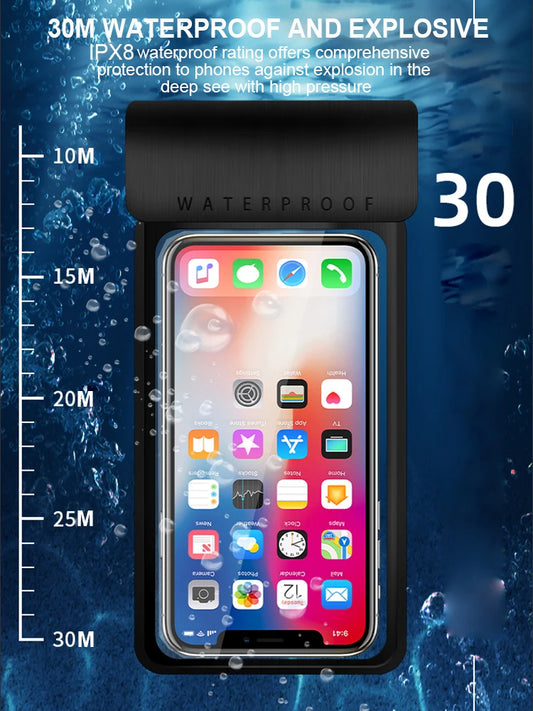 IPX8 Universal Waterproof Phone Case for iPhone 12-16 Series