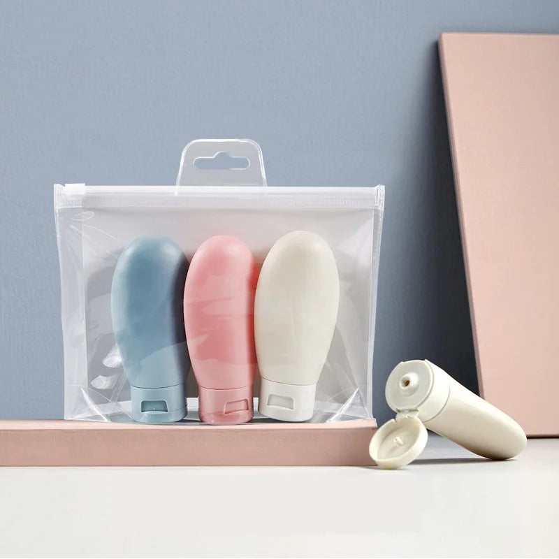 Travel Refillable Bottle Set - TSA Approved Leak-Proof Containers for Toiletries