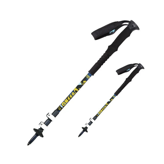 Pioneer Aluminum Trekking Poles - Adjustable Nordic Walking Sticks (Pair)