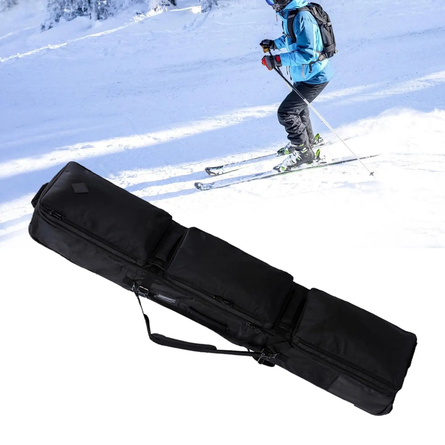 Premium Waterproof Snowboard Ski Bag - Universal Storage Carrier for Adults & Children
