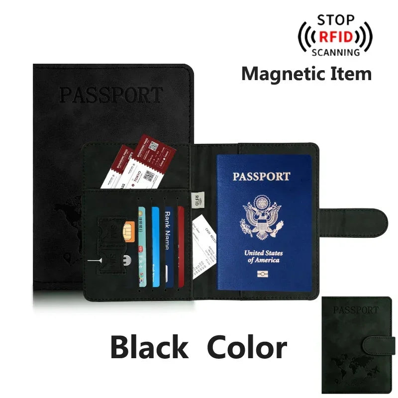 Premium Passport Holder - Travel Wallet Organizer for Women & Men