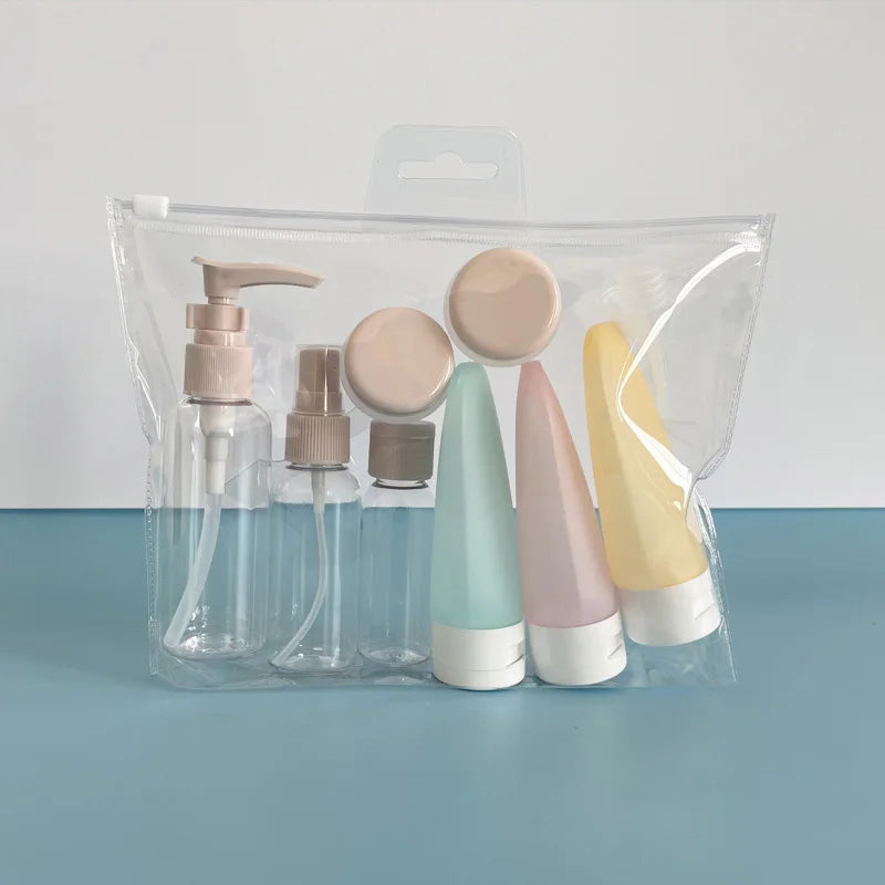 Travel Refillable Bottle Set - TSA Approved Leak-Proof Containers for Toiletries