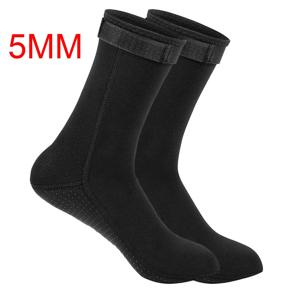 Premium Neoprene Diving Socks - 3mm/5mm Wetsuit Shoes for Swimming, Snorkeling & Water Sports