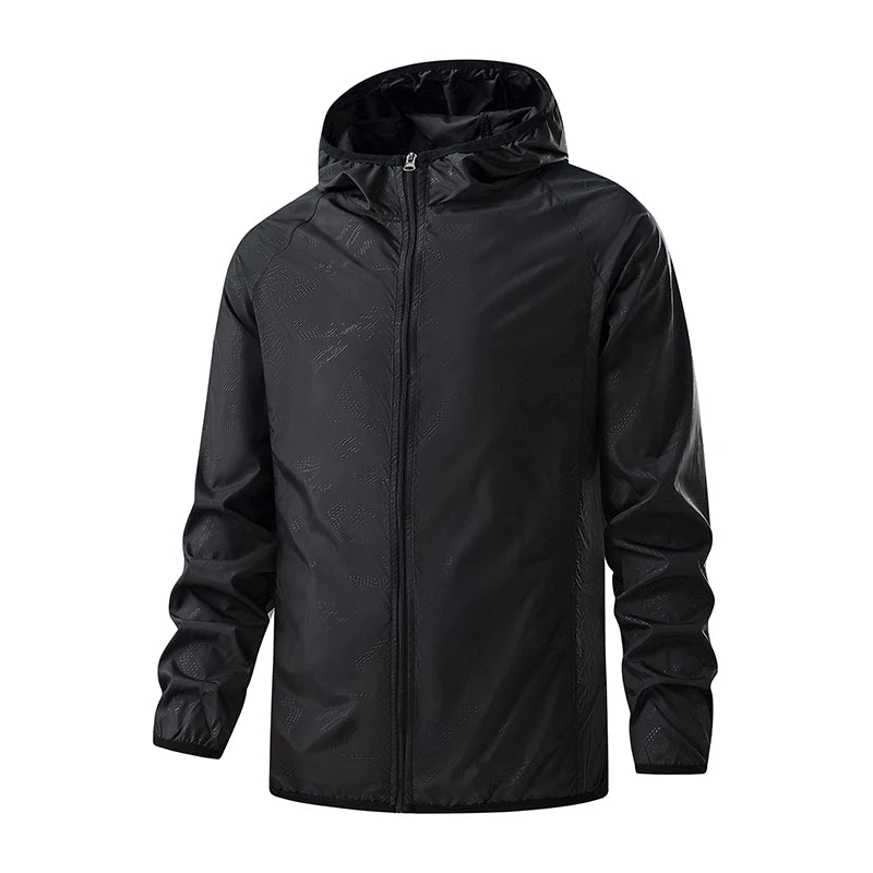 LNGXO Unisex Waterproof Hiking Jacket - Lightweight Sun Protection Windbreaker