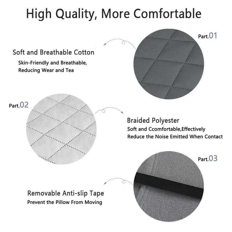 Ultralight Inflatable Travel Pillow - Ergonomic Neck & Lumbar Support